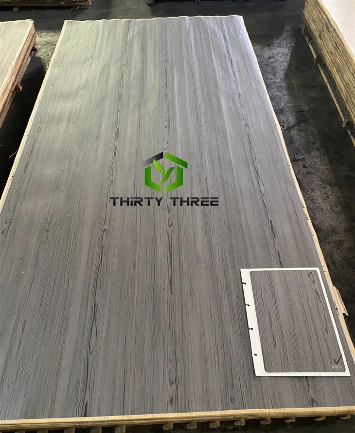 Customized Synchronized Laminated Veneer Paper Melamine Faced Veneer